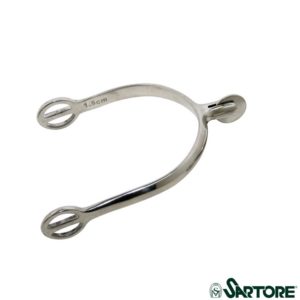 SPERONI DA DONNA ACCIAIO INOX CON ROTELLA LISCIA