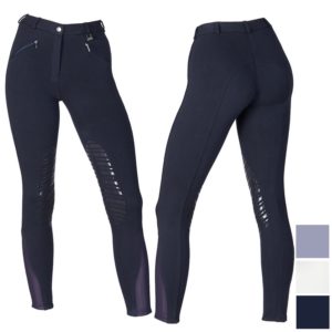 PANTALONI IN COTONE CON GRIP TOPPE IN SILICONE DONNA
