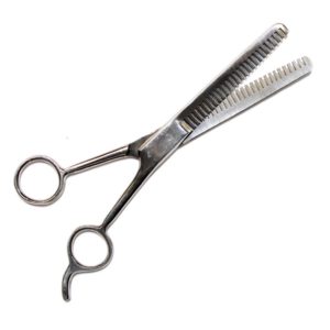 FORBICE DENTATA PER SFOLTIRE CON LAME DENTATE, CM 19 IN ACCIAIO INOX