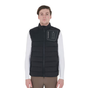 SMANICATO UOMO TESSUTO ELASTICO CON PATCH SILICONICA